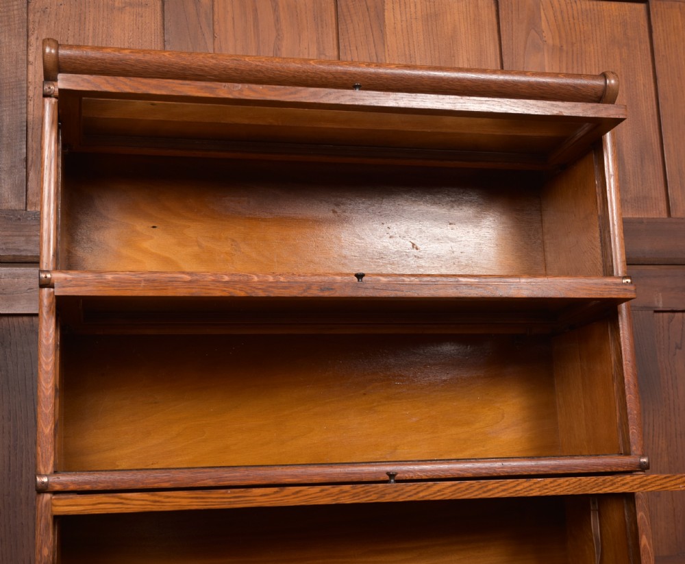  Globe Wernicke 6 sectional oak bookcase View XVII