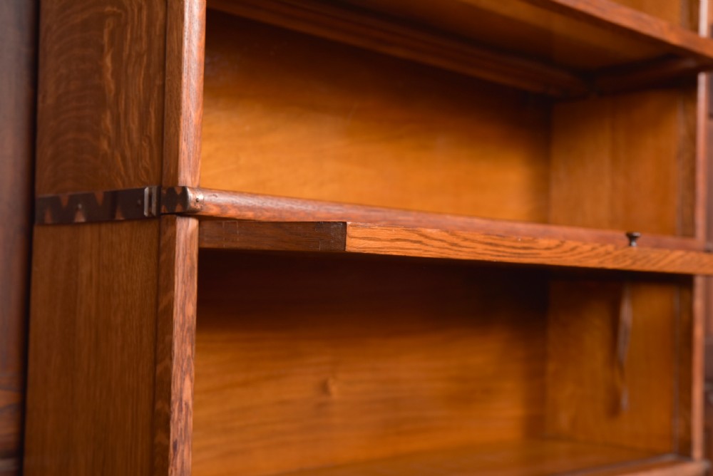  Globe Wernicke 6 sectional oak bookcase View XVIII