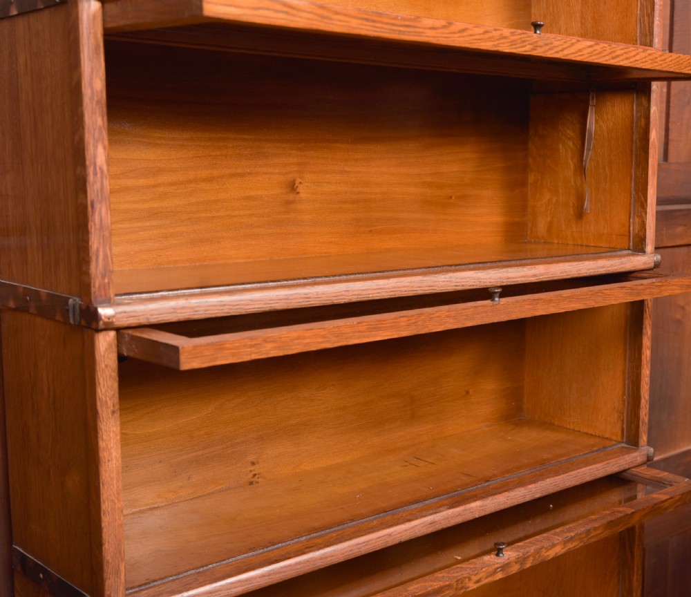  Globe Wernicke 6 sectional oak bookcase View XIX
