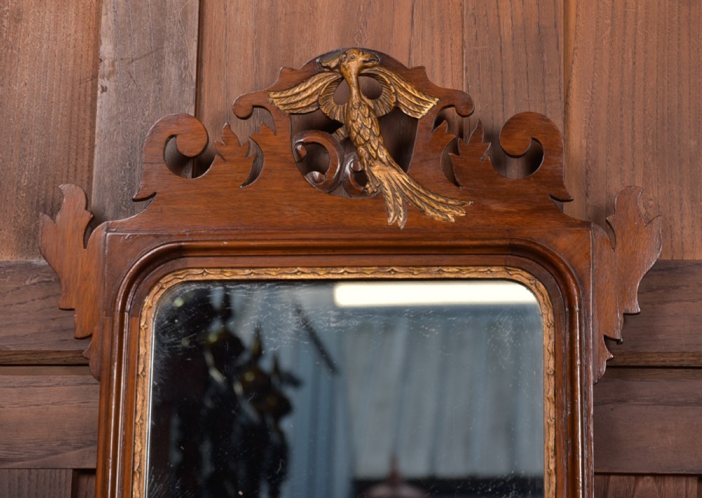 Edwardian Walnut Mirror View VI