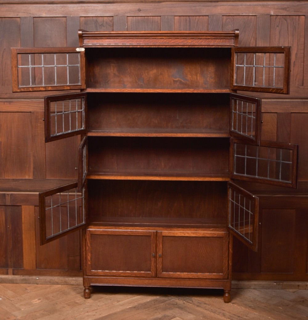 Minty Oak 5 sectional Bookcase View XI
