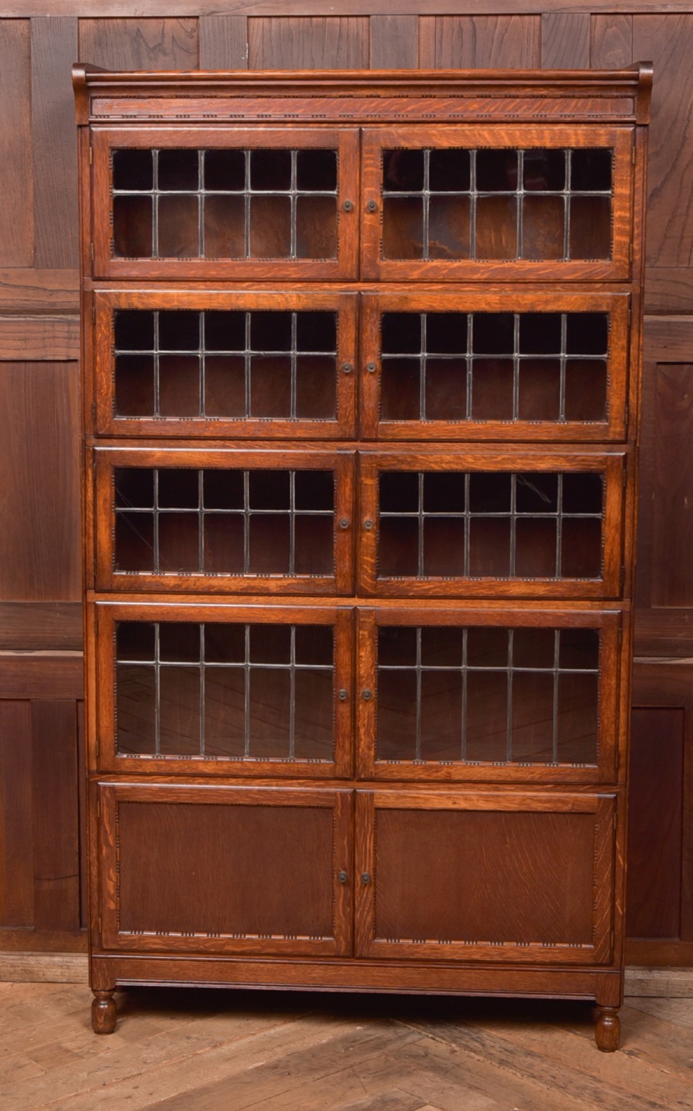 Minty Oak 5 sectional Bookcase View XVII
