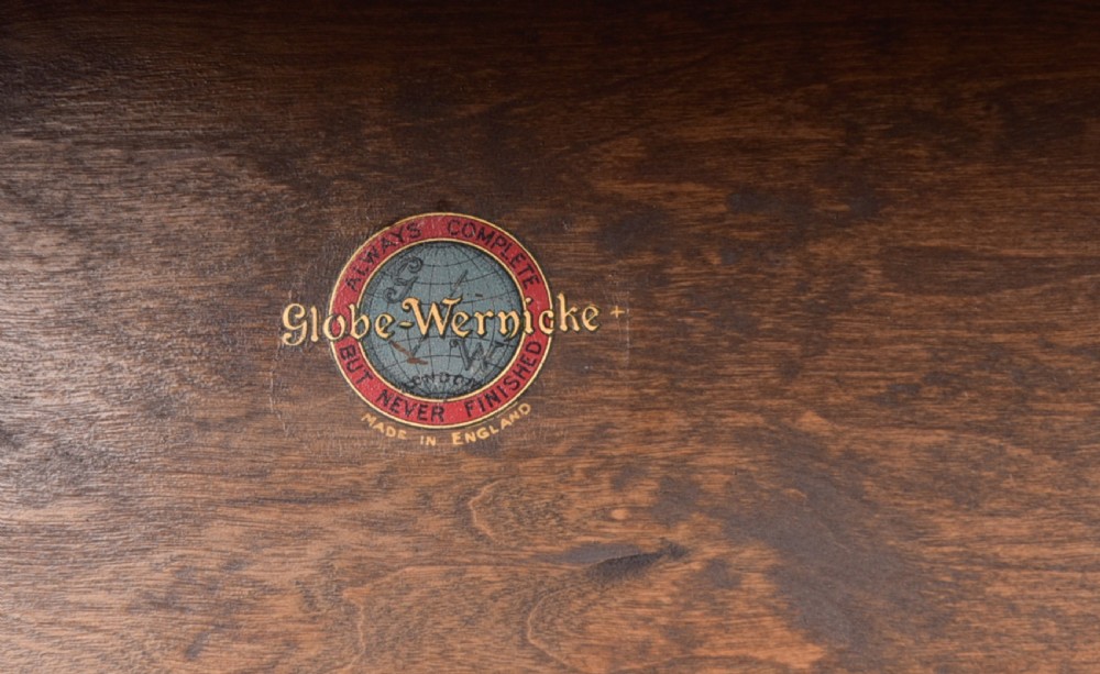 Globe Wernicke Oak 5 Sectional Bookcase View XIII