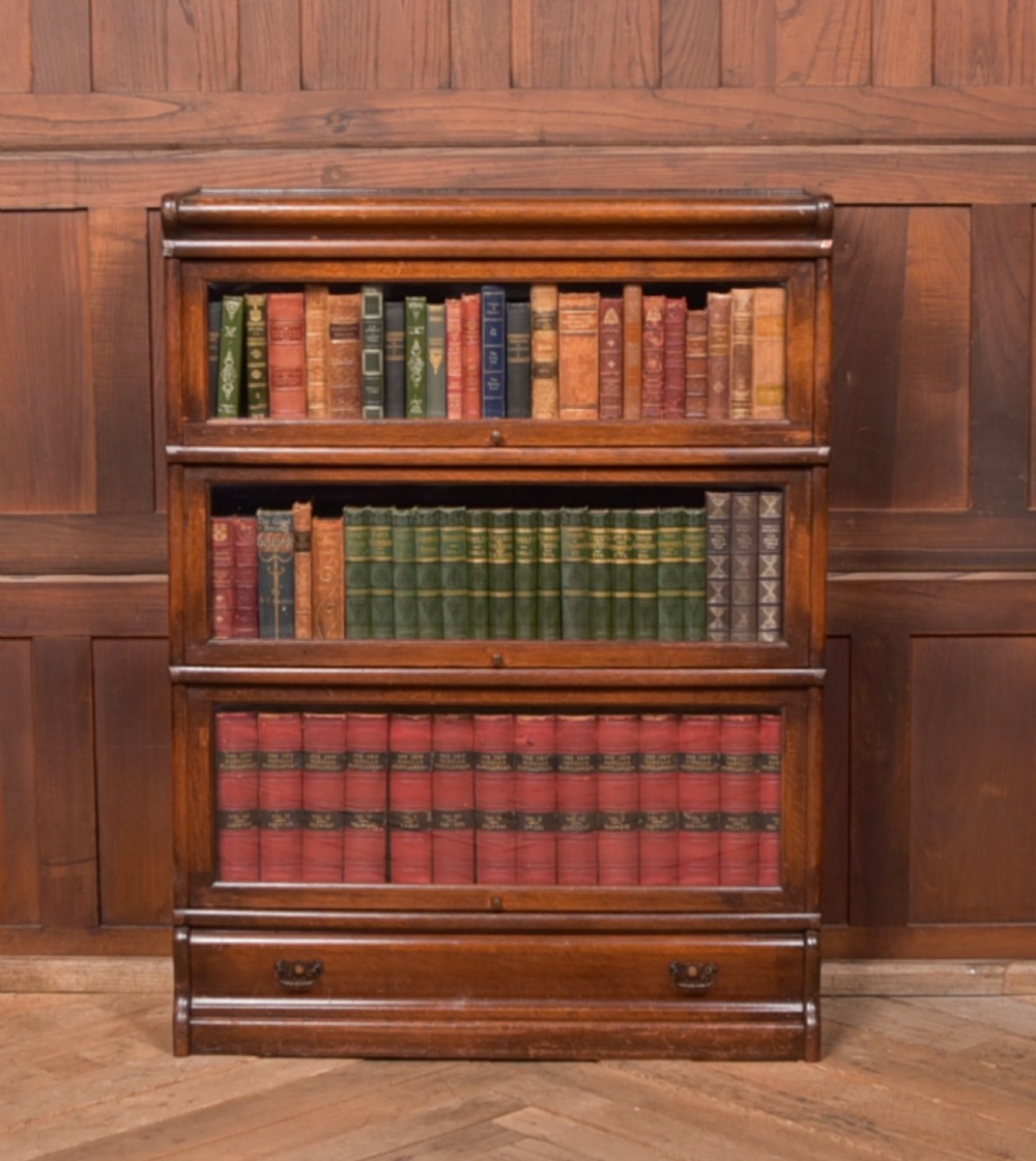 Globe Wernicke 3 sectional bookcase