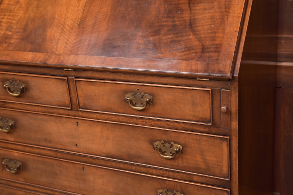 Edwardian Walnut Writing Bureau View II