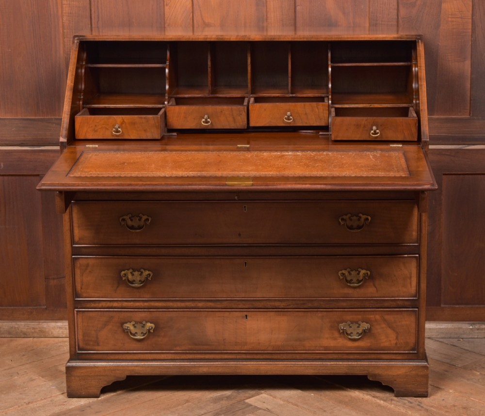 Edwardian Walnut Writing Bureau View VI