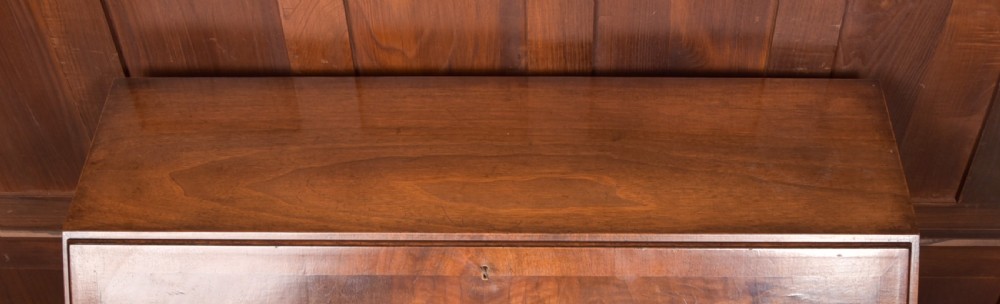 Edwardian Walnut Writing Bureau View IX