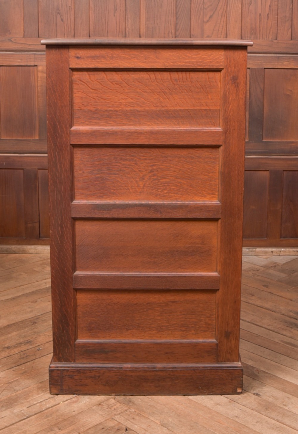 Library Bureau Oak Filing Cabinet View VIII