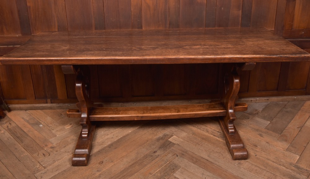 Edwardian Oak Refectory Table
