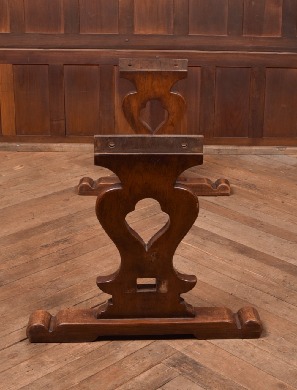 Edwardian Oak Refectory Table View II