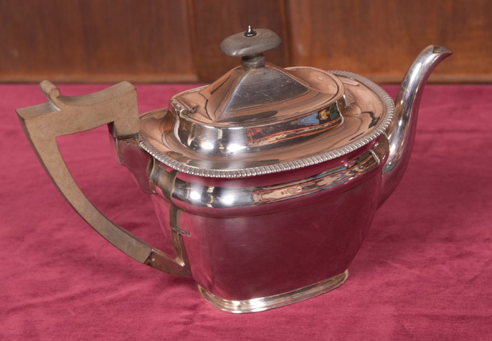 3 Pcs Silver Tea set View III