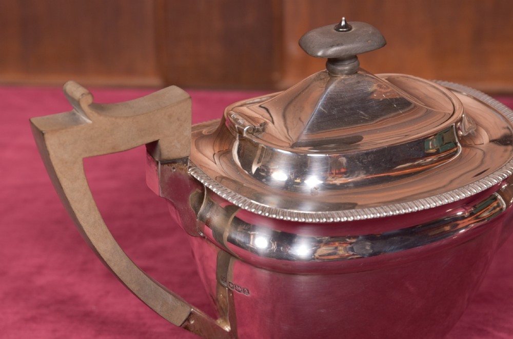 3 Pcs Silver Tea set View IV