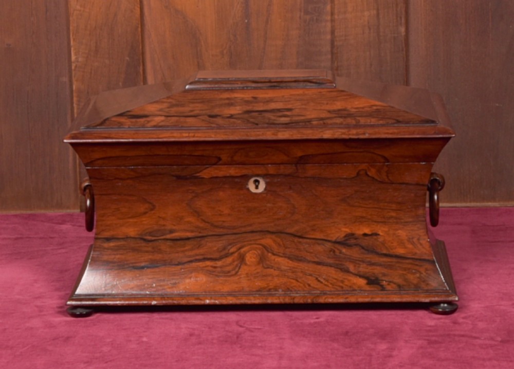Victorian Rosewood Tea Caddy
