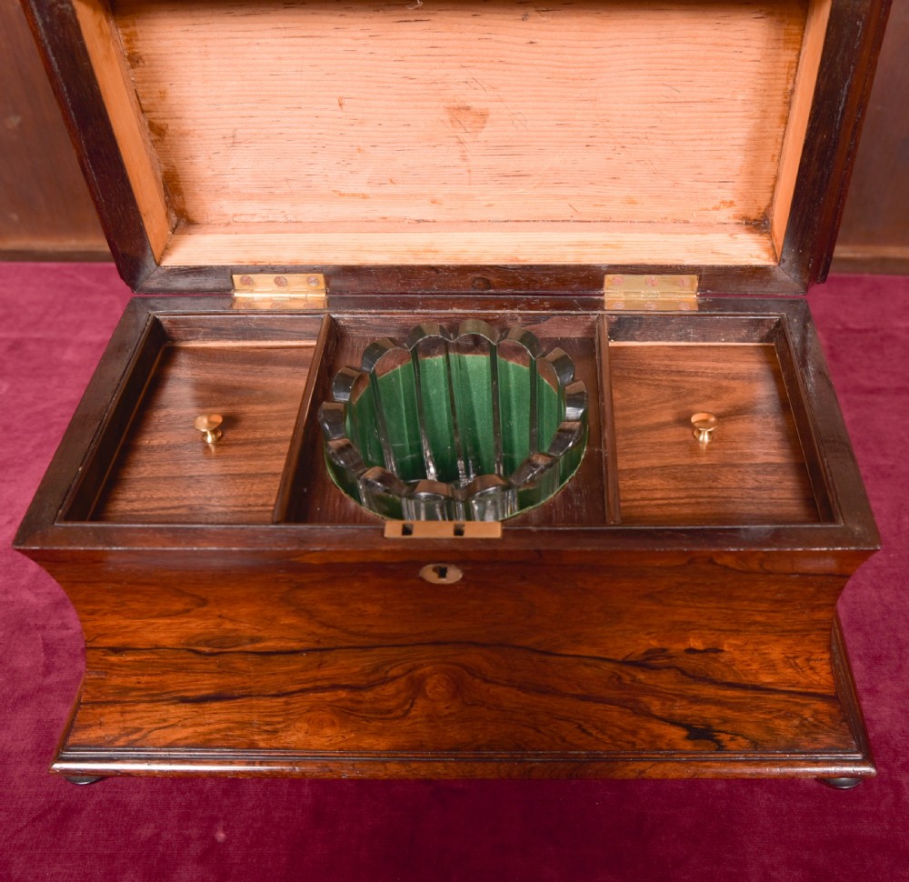 Victorian Rosewood Tea Caddy View IV