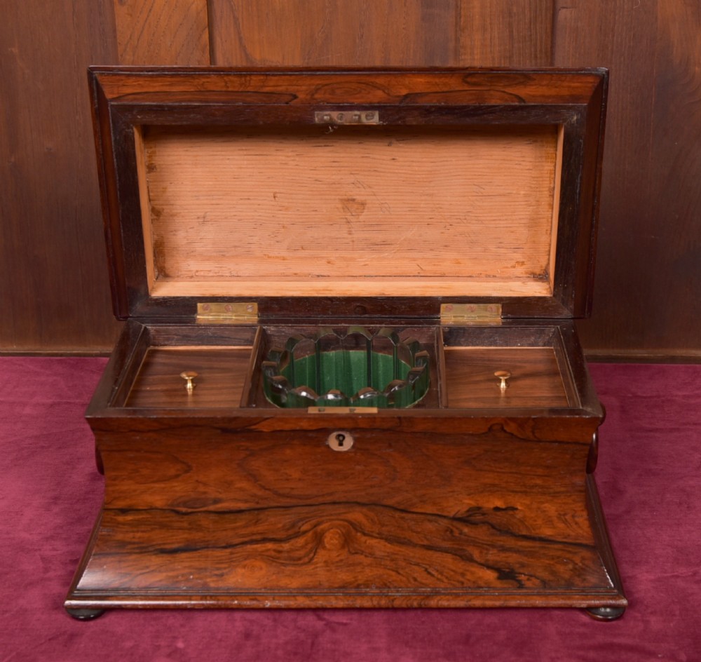Victorian Rosewood Tea Caddy View V