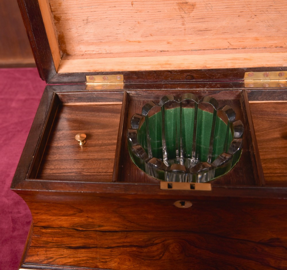 Victorian Rosewood Tea Caddy View VI