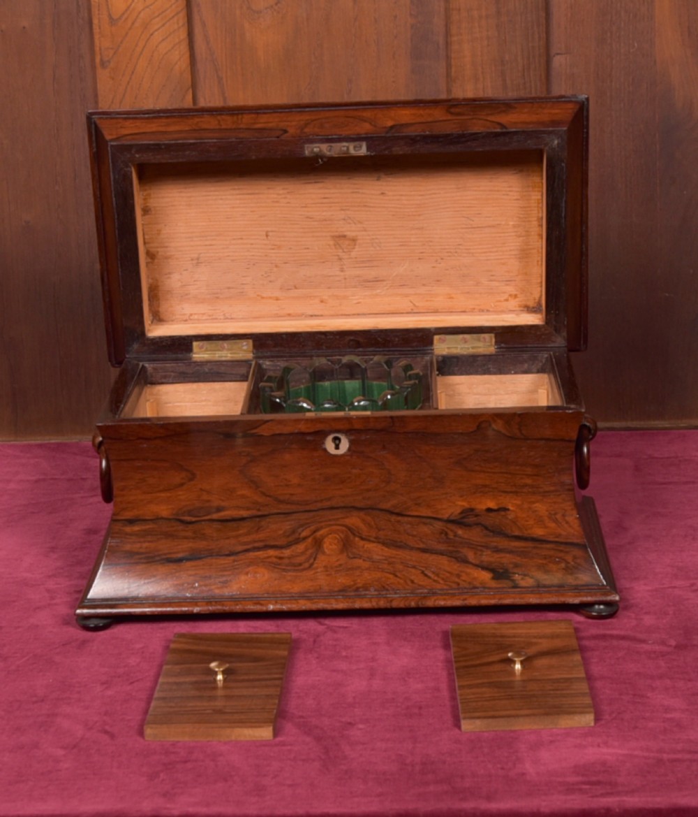 Victorian Rosewood Tea Caddy View X