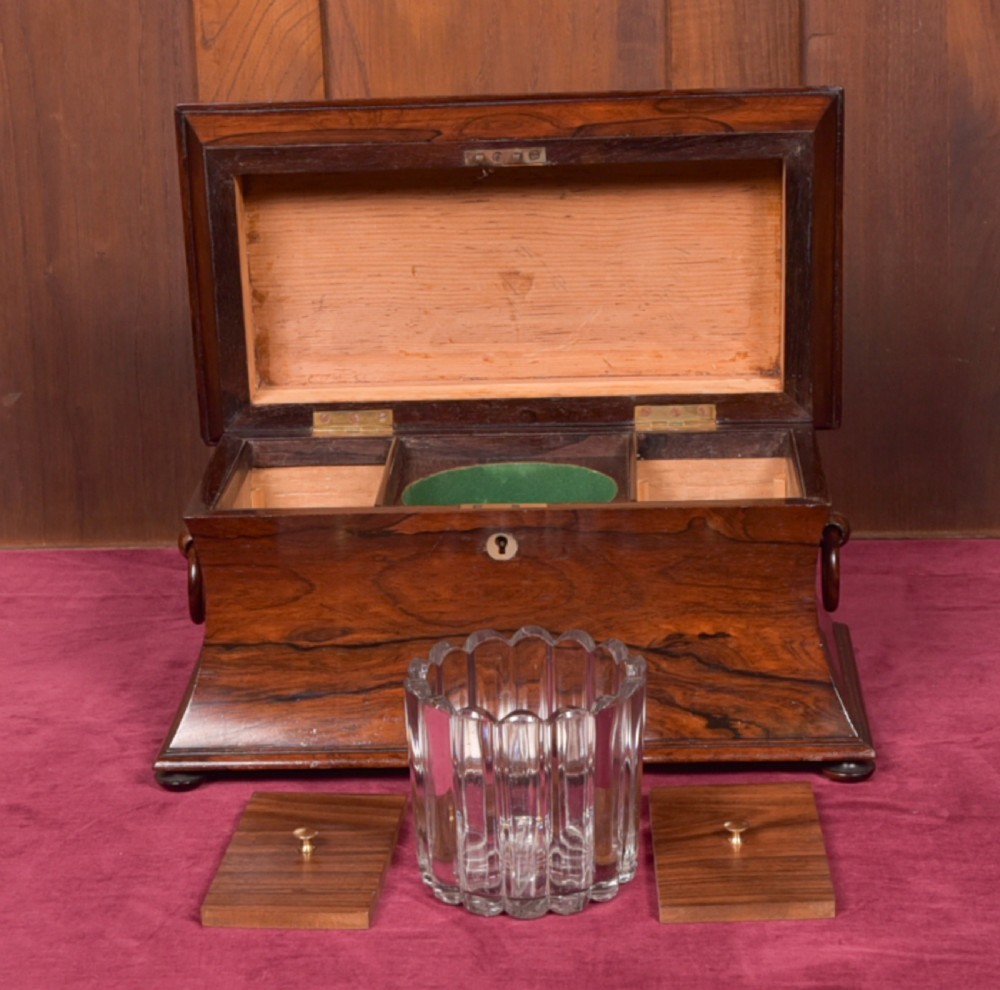 Victorian Rosewood Tea Caddy View XI