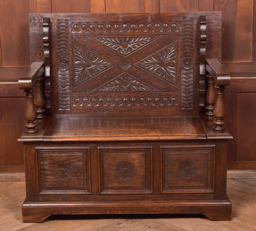 Edwardian Monk Bench