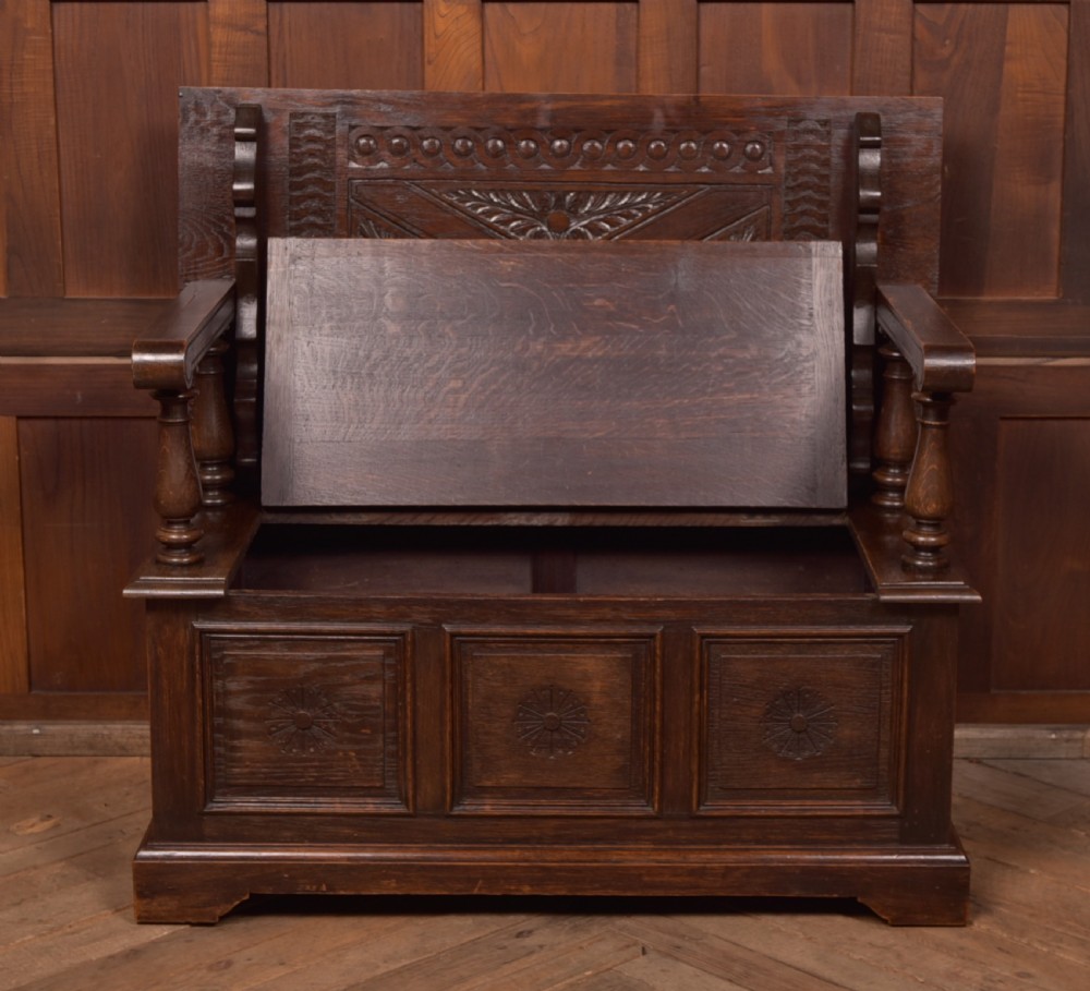 Edwardian Monk Bench View III