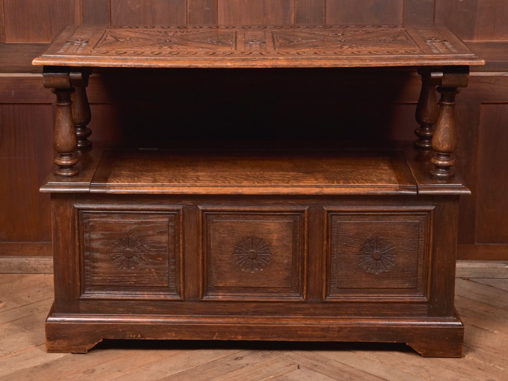 Edwardian Monk Bench View V