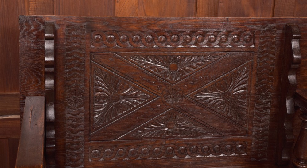Edwardian Monk Bench View VI
