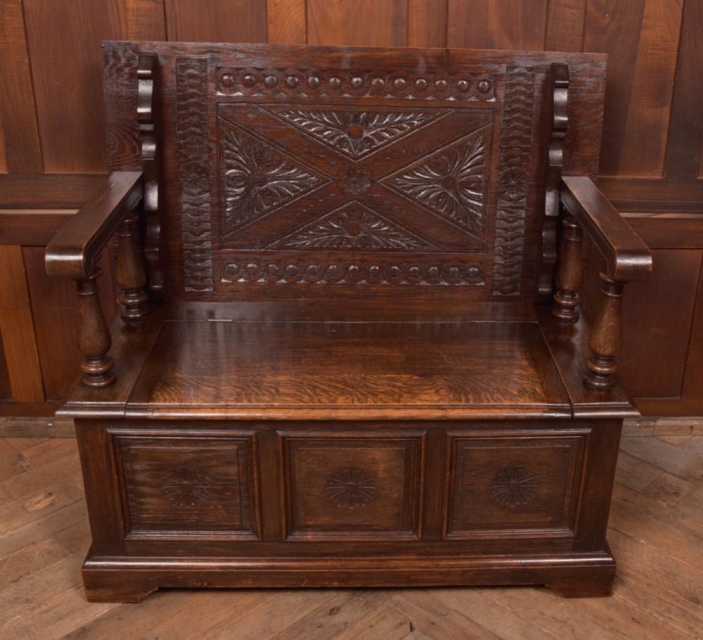 Edwardian Monk Bench View VII