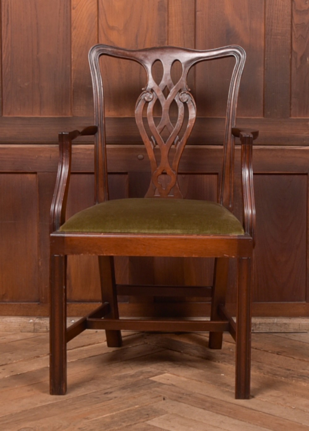 Set of 12 Edwardian Mahogany Dining Chairs View VIII