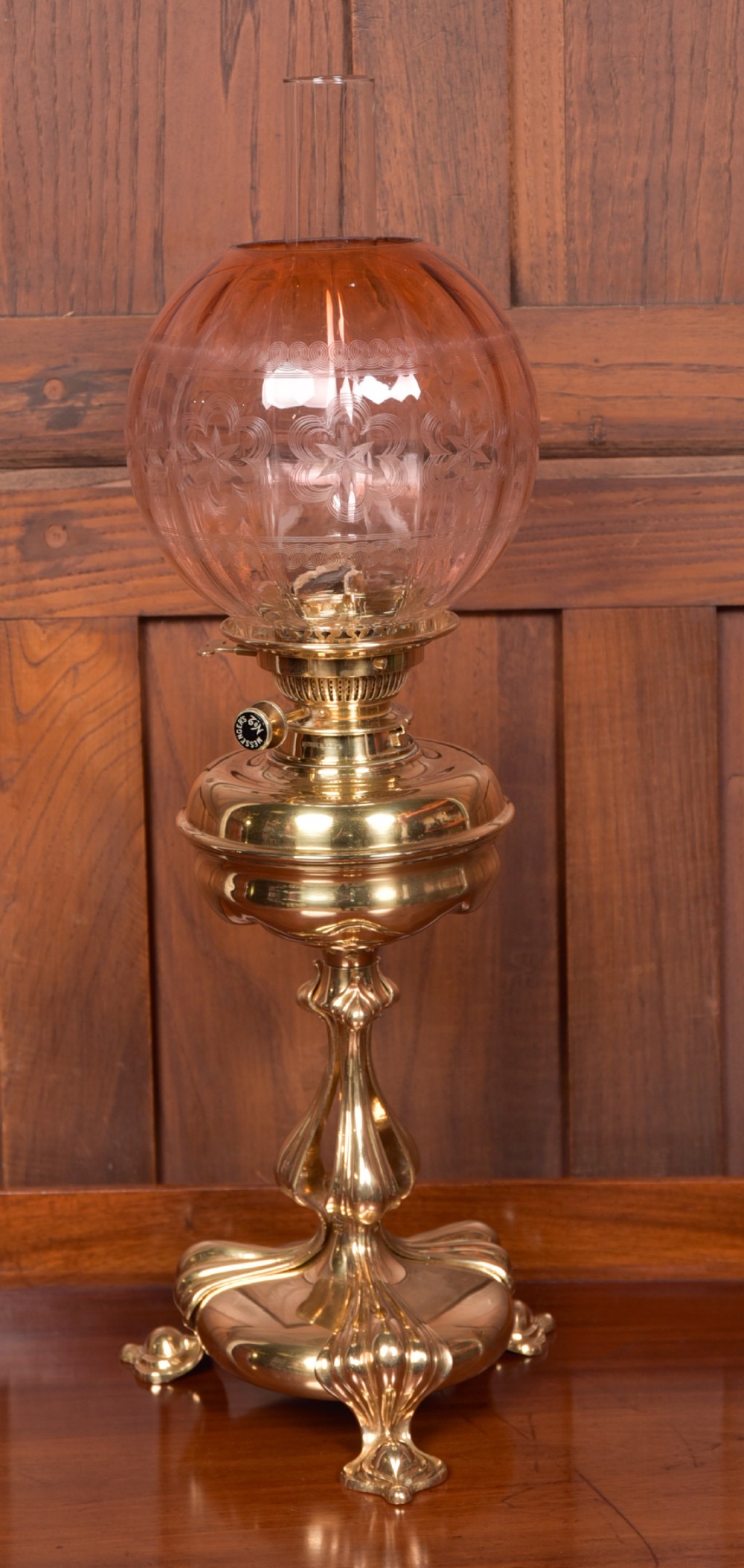 Victorian Messenger's Paraffin Lamp