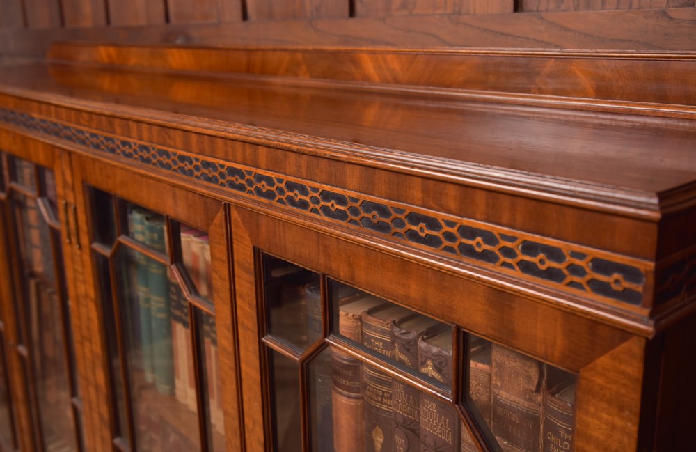 Edwardian Mahogany Bookcase View II