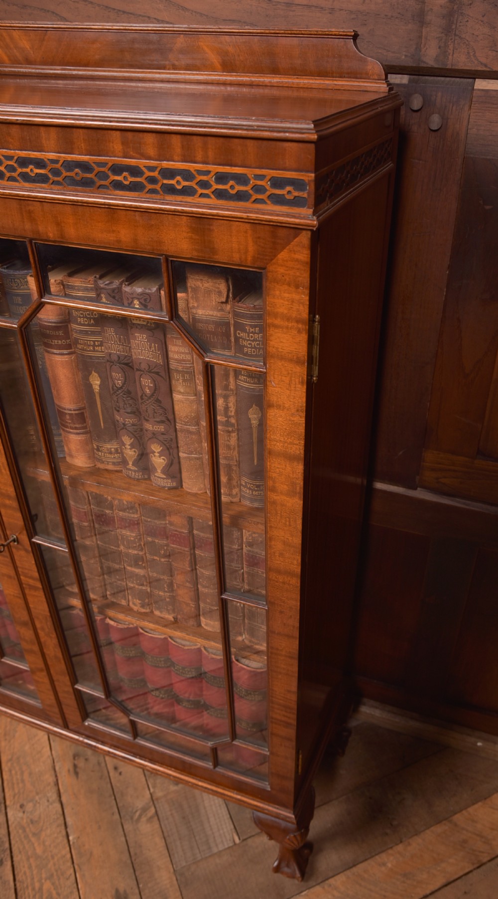 Edwardian Mahogany Bookcase View IV