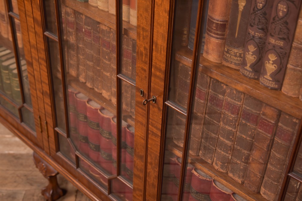 Edwardian Mahogany Bookcase View V