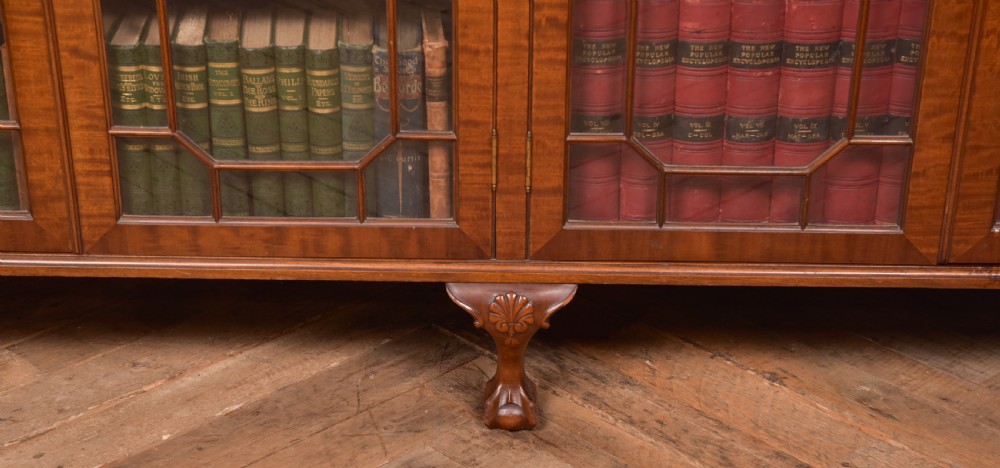 Edwardian Mahogany Bookcase View VII