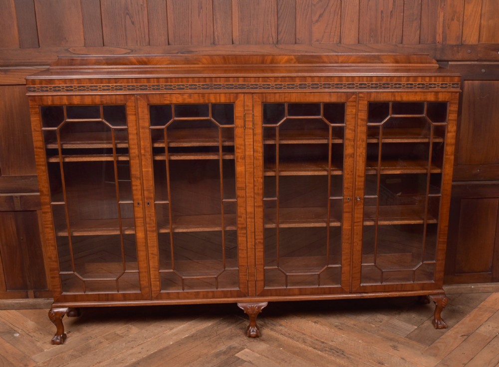 Edwardian Mahogany Bookcase View IX