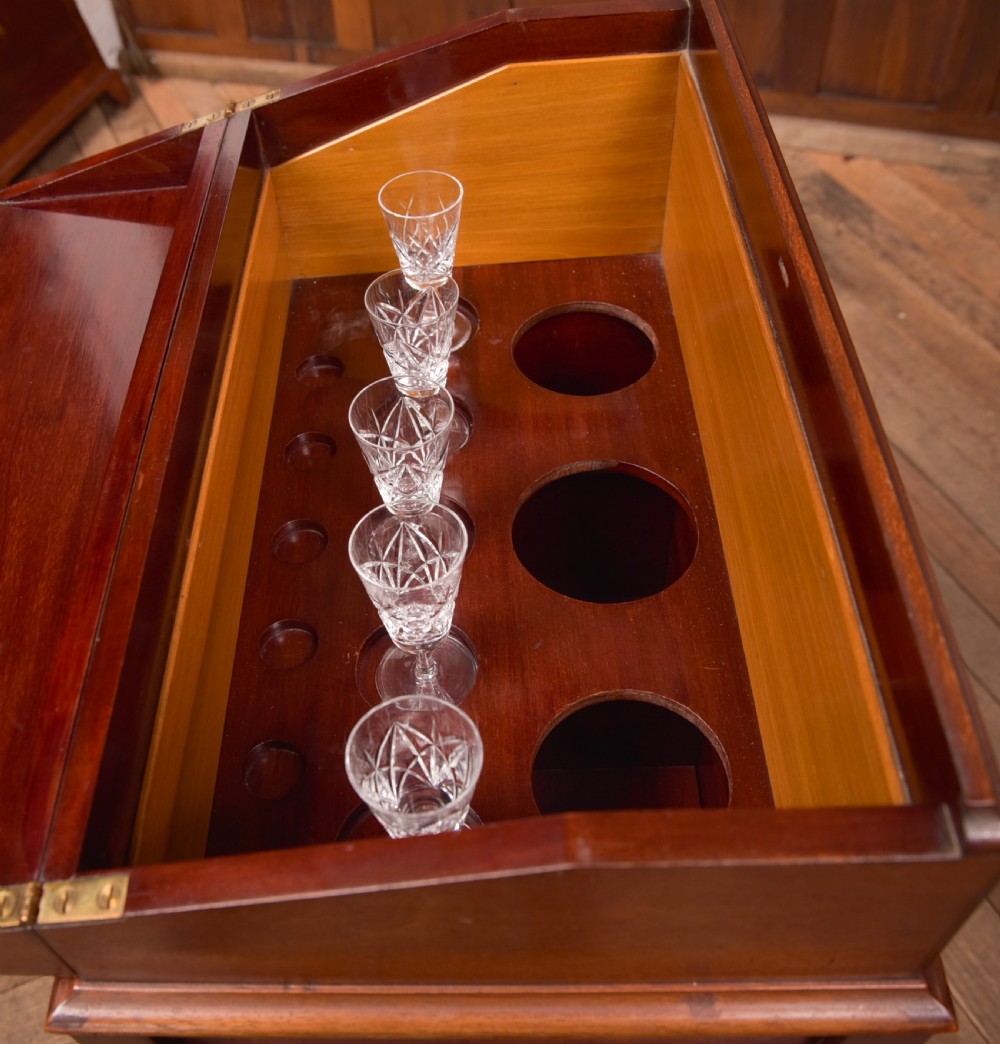 Edwardian Mahogany Drinks Cabinet View V