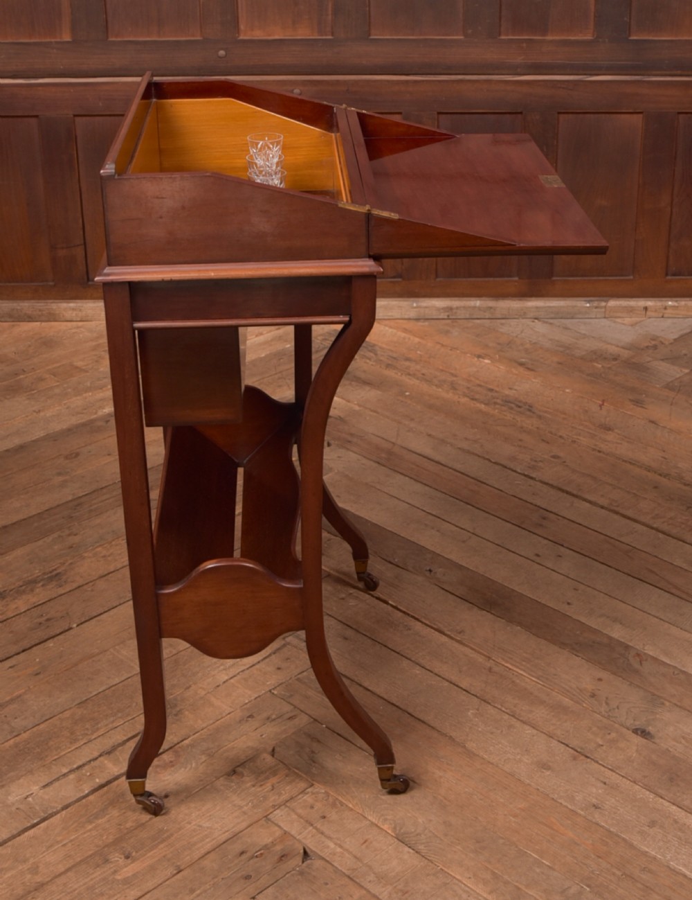 Edwardian Mahogany Drinks Cabinet View X