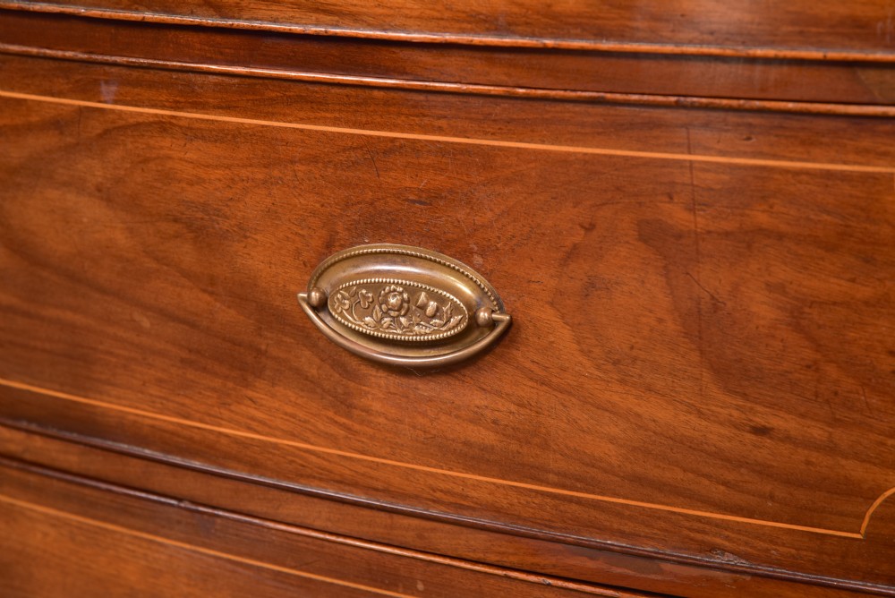Georgian Bow Front Chest of Drawers View IV