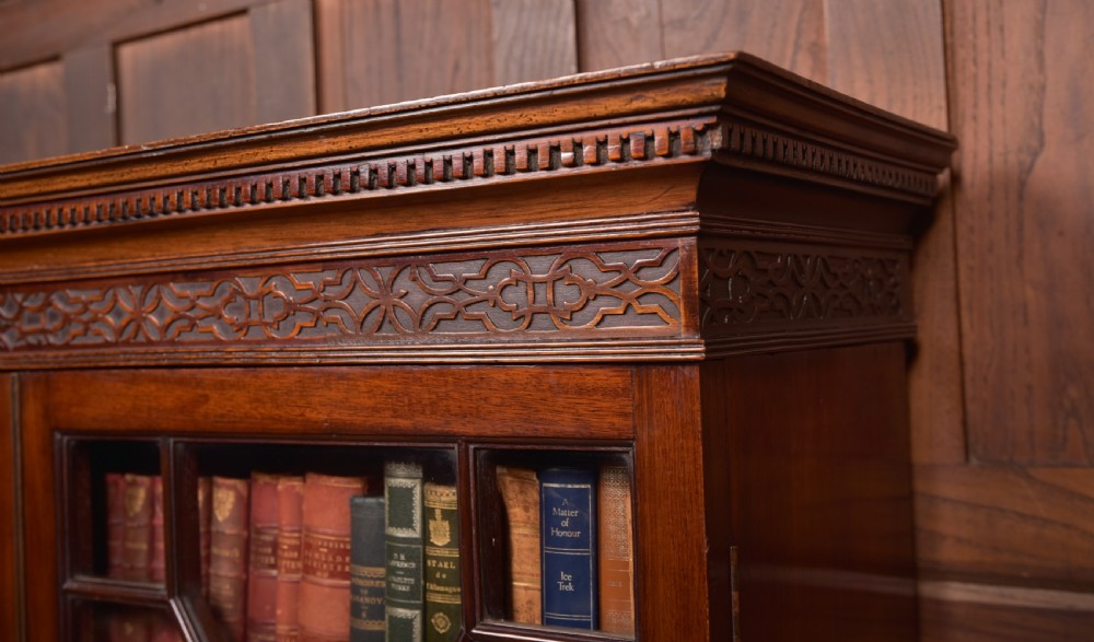 Edwardian Mahogany Bookcase View II
