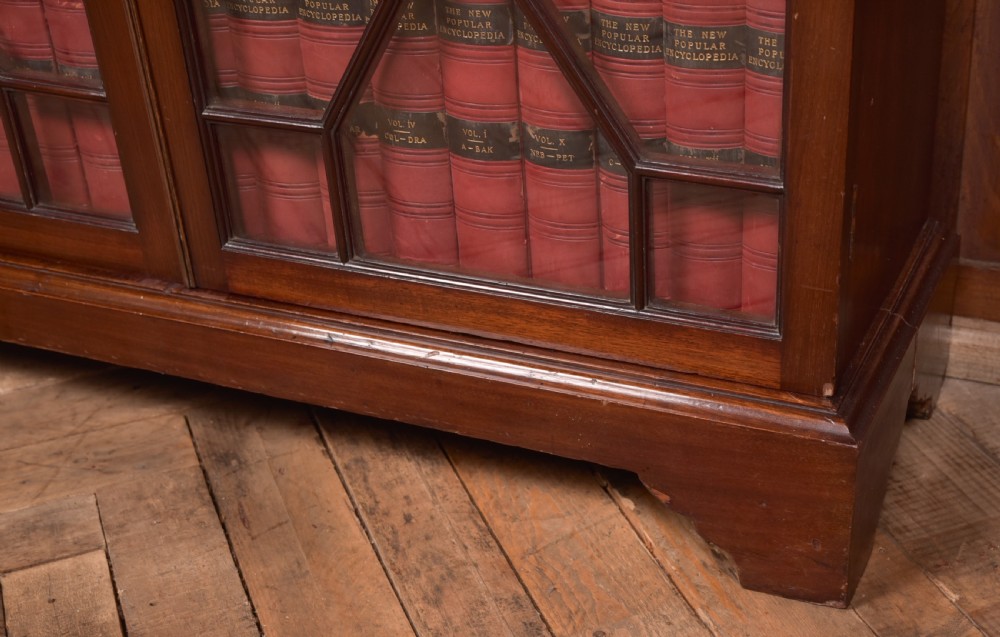 Edwardian Mahogany Bookcase View V