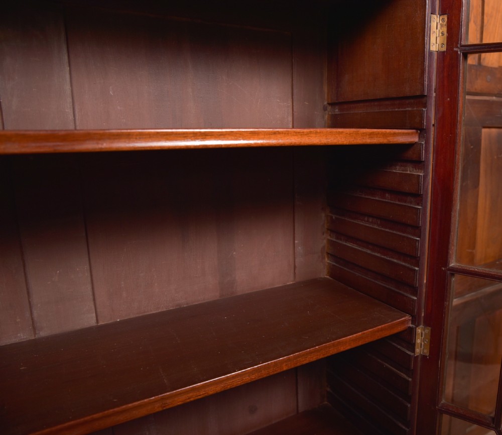 Edwardian Mahogany Bookcase View VIII