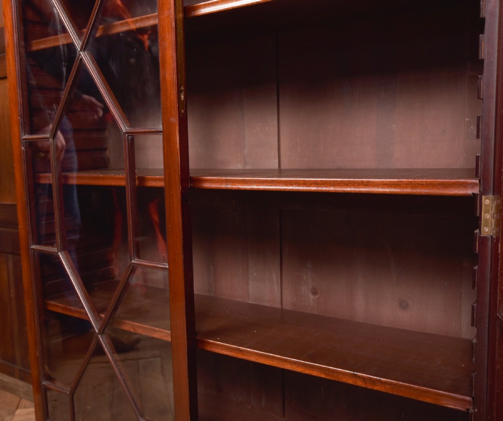 Edwardian Mahogany Bookcase View XI