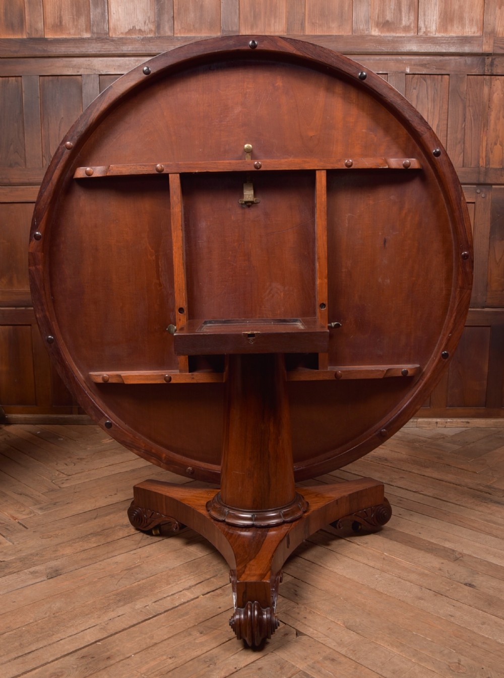 William IV Rosewood Snap Top Table View X