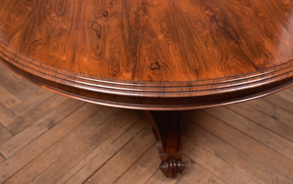 William IV Rosewood Snap Top Table View XVII
