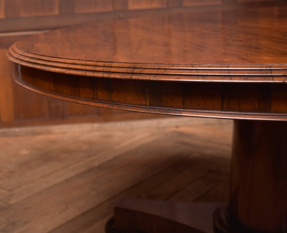 William IV Rosewood Snap Top Table View XVIII
