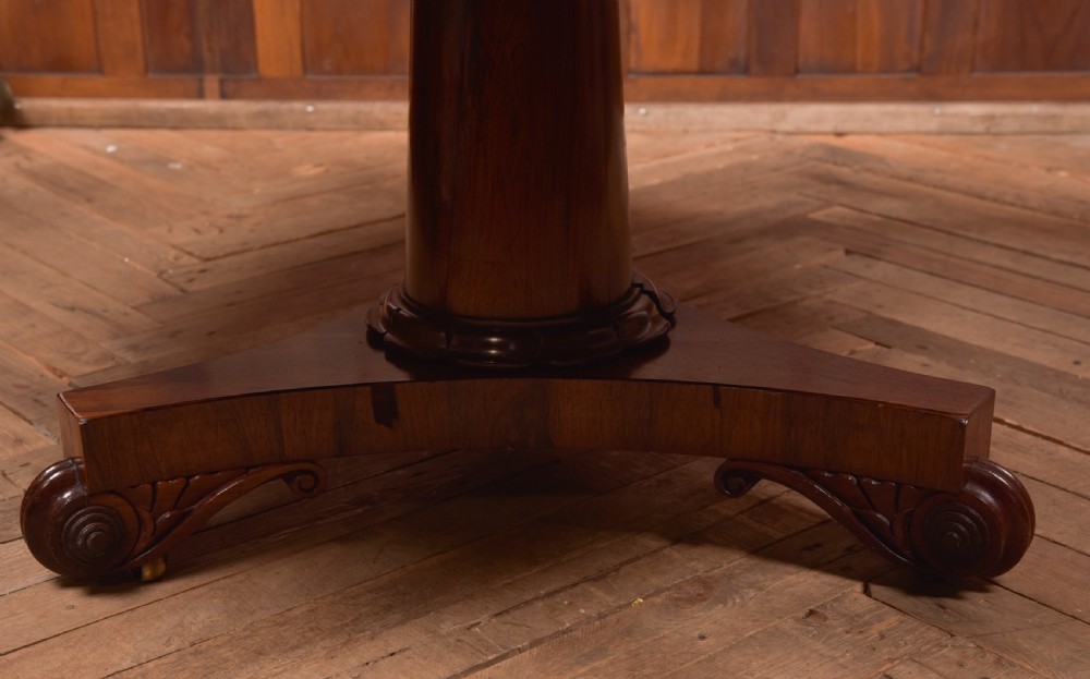 William IV Rosewood Snap Top Table View XIX