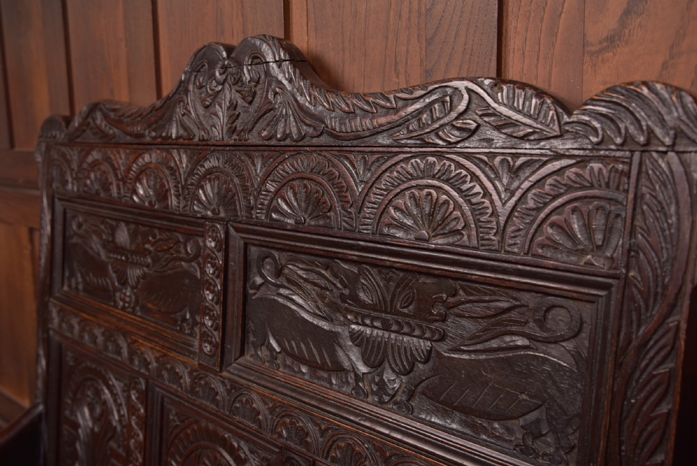 18th Century Oak Monk Bench View II