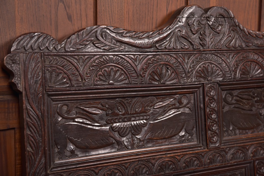 18th Century Oak Monk Bench View V