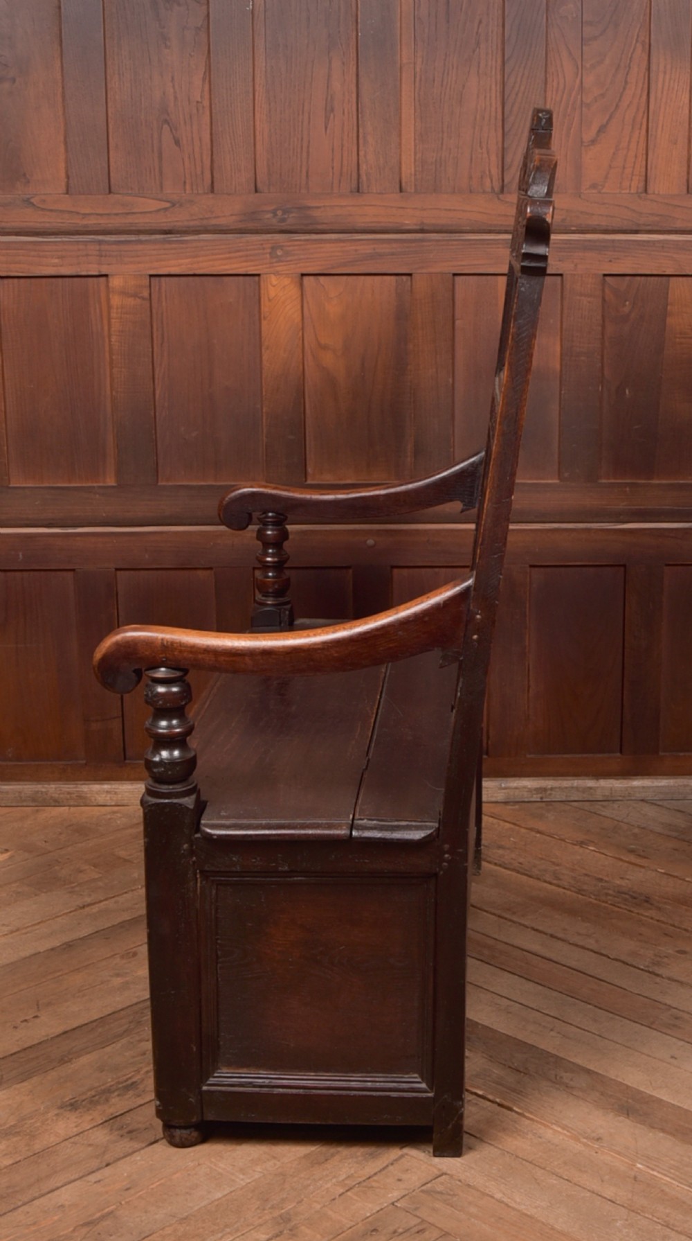 18th Century Oak Monk Bench View XI