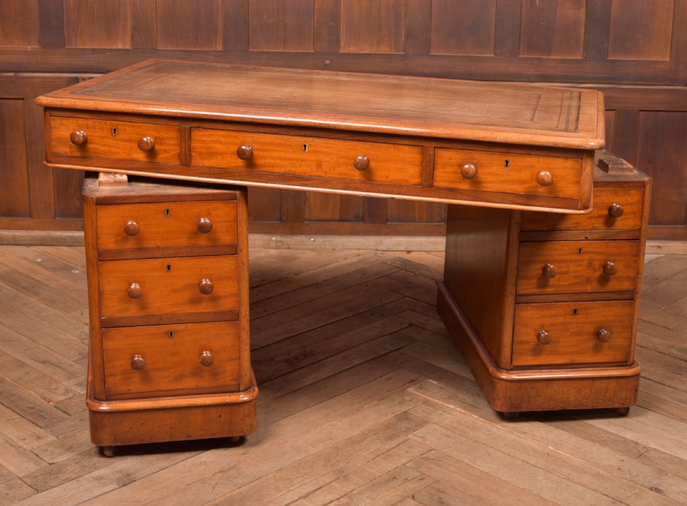 Victorian Knee Hole Writing Desk View II