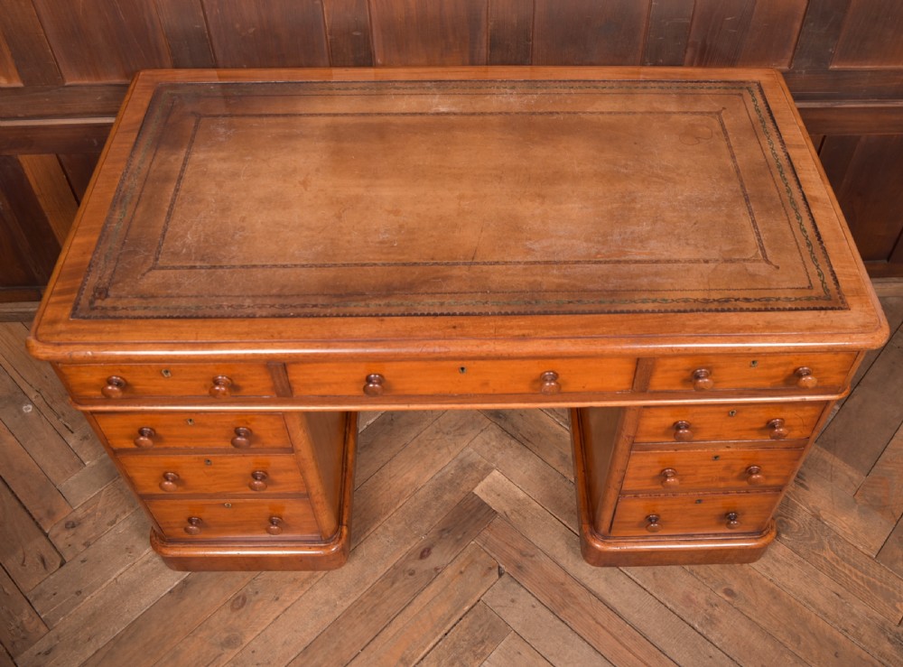 Victorian Knee Hole Writing Desk View VII